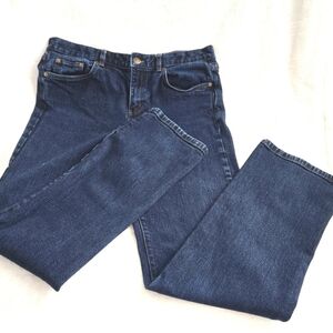Lauren Ralph Lauren Women's Jeans 10 Blue Straight Leg Stretch Denim LRL Classic